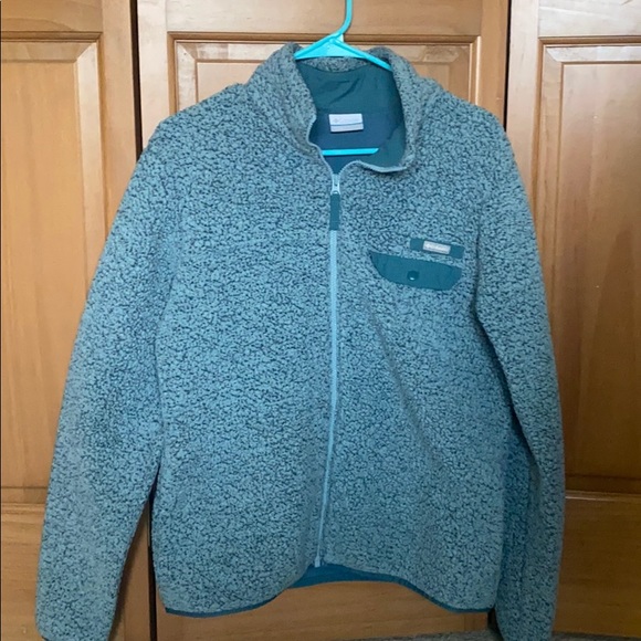 columbia fuzzy zip up
